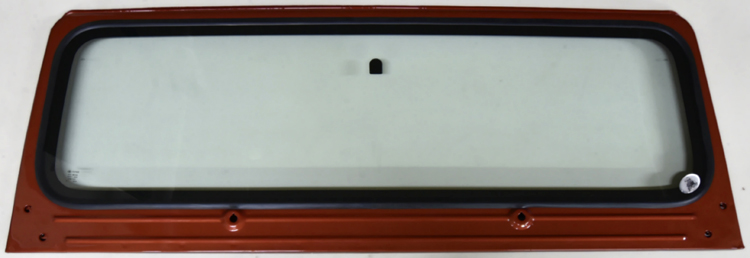 Jeep CJ Complete Windshield in red
