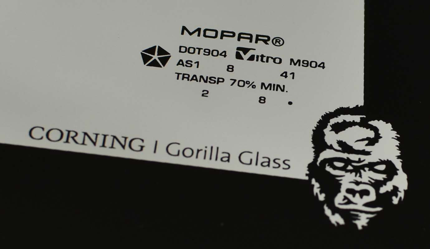 Gorilla Glass windshield